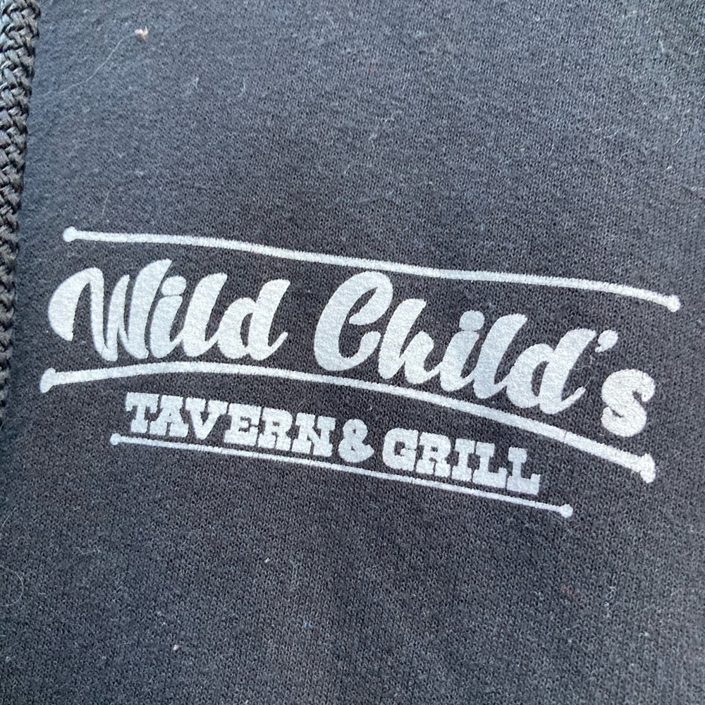 Hoodie w/ Wild Child Tavern Logo by Jerzees Nublend
